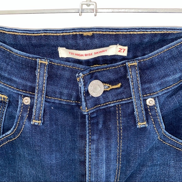 4 for $20 Levi’s dark wash skinny jeans - Picture 4 of 6